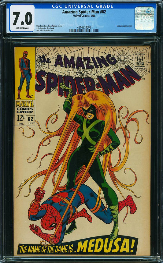 Amazing Spider-Man 62 CGC 7.0 (Marvel)