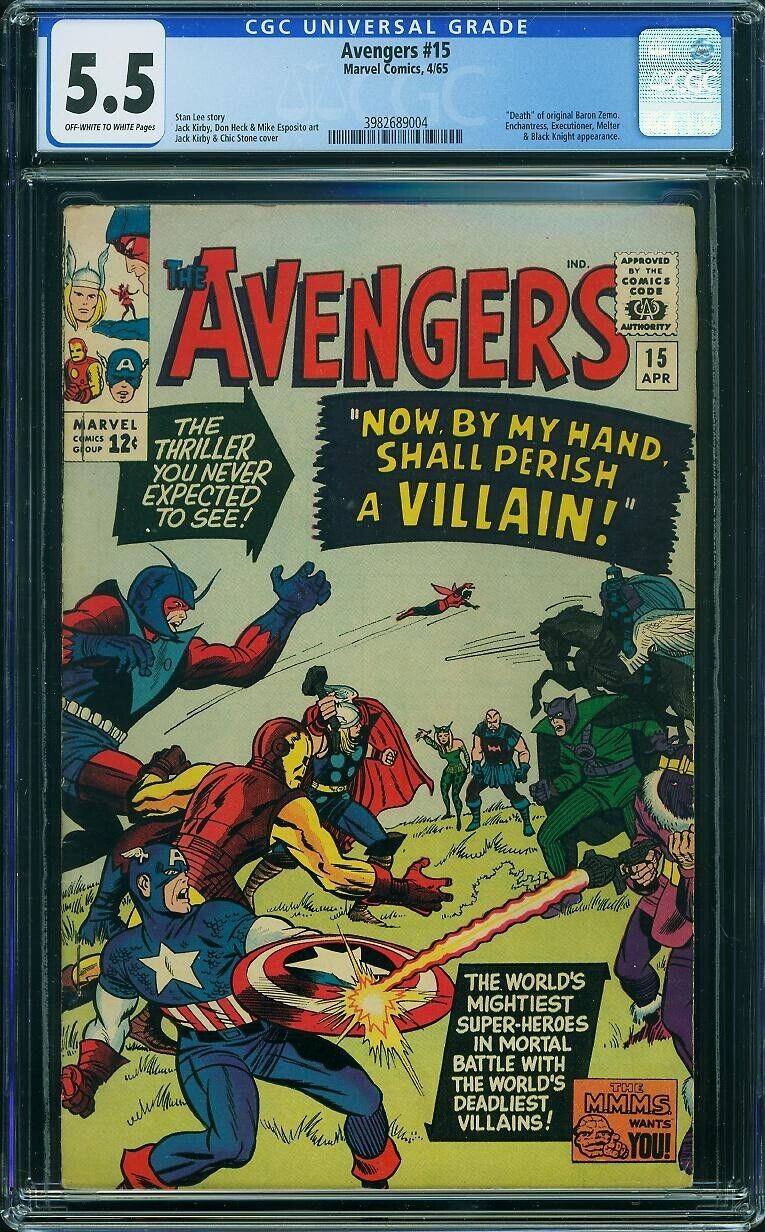 Avengers 15 CGC 5.5 (Marvel)