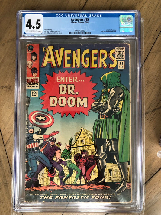 Avengers 25 CGC 4.5