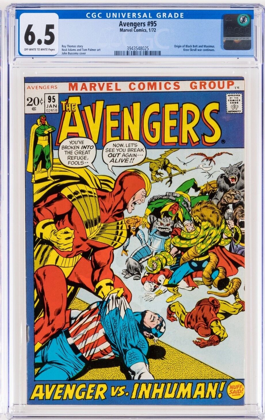 Avengers 95 CGC 6.0 (Marvel)