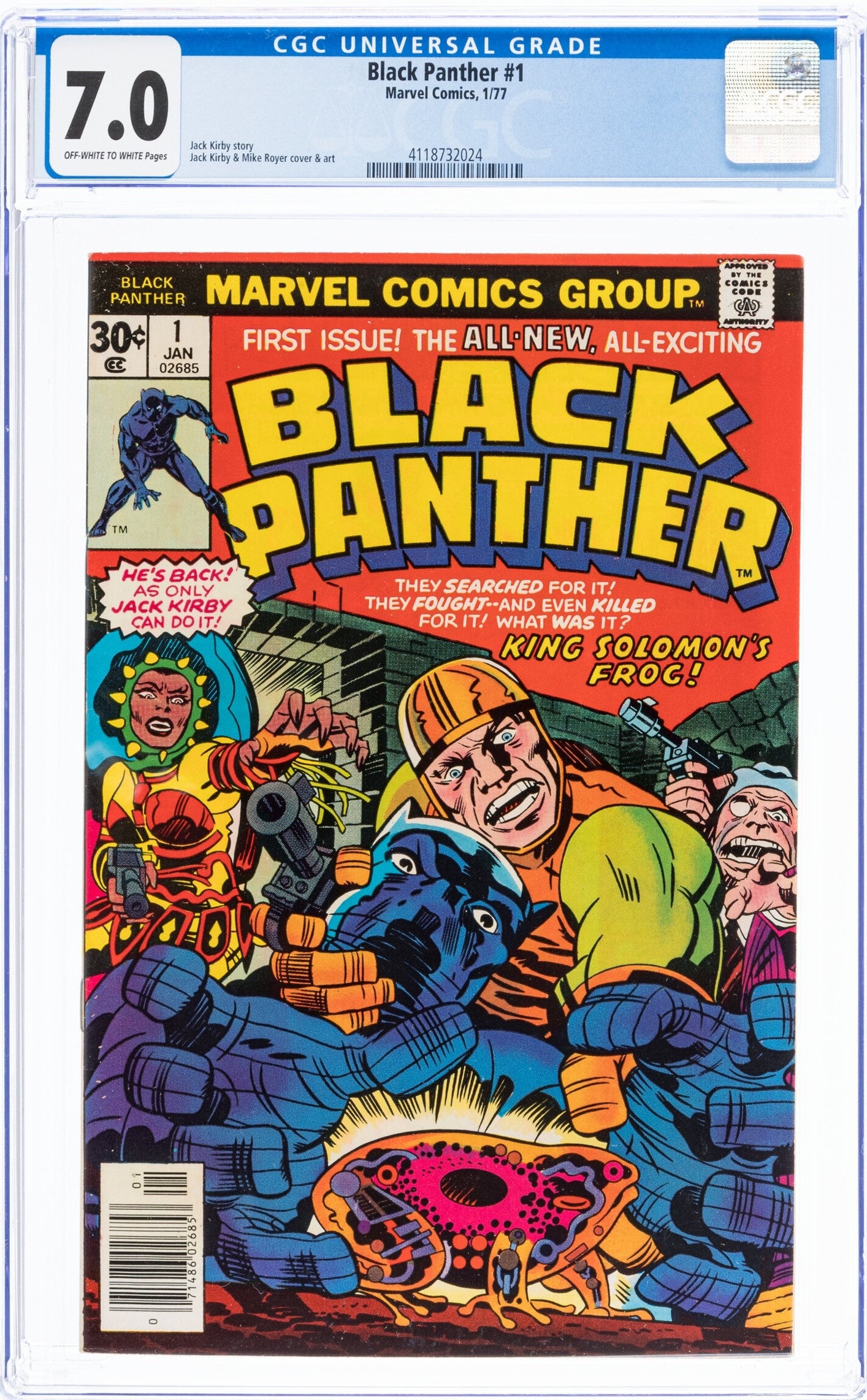 Black Panther 1, CGC 7.0 1977 (Marvel)