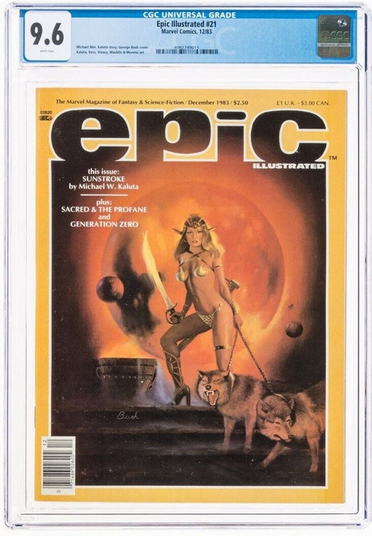 Epic Illustrated 21 CGC 9.6 (Epic Comics)