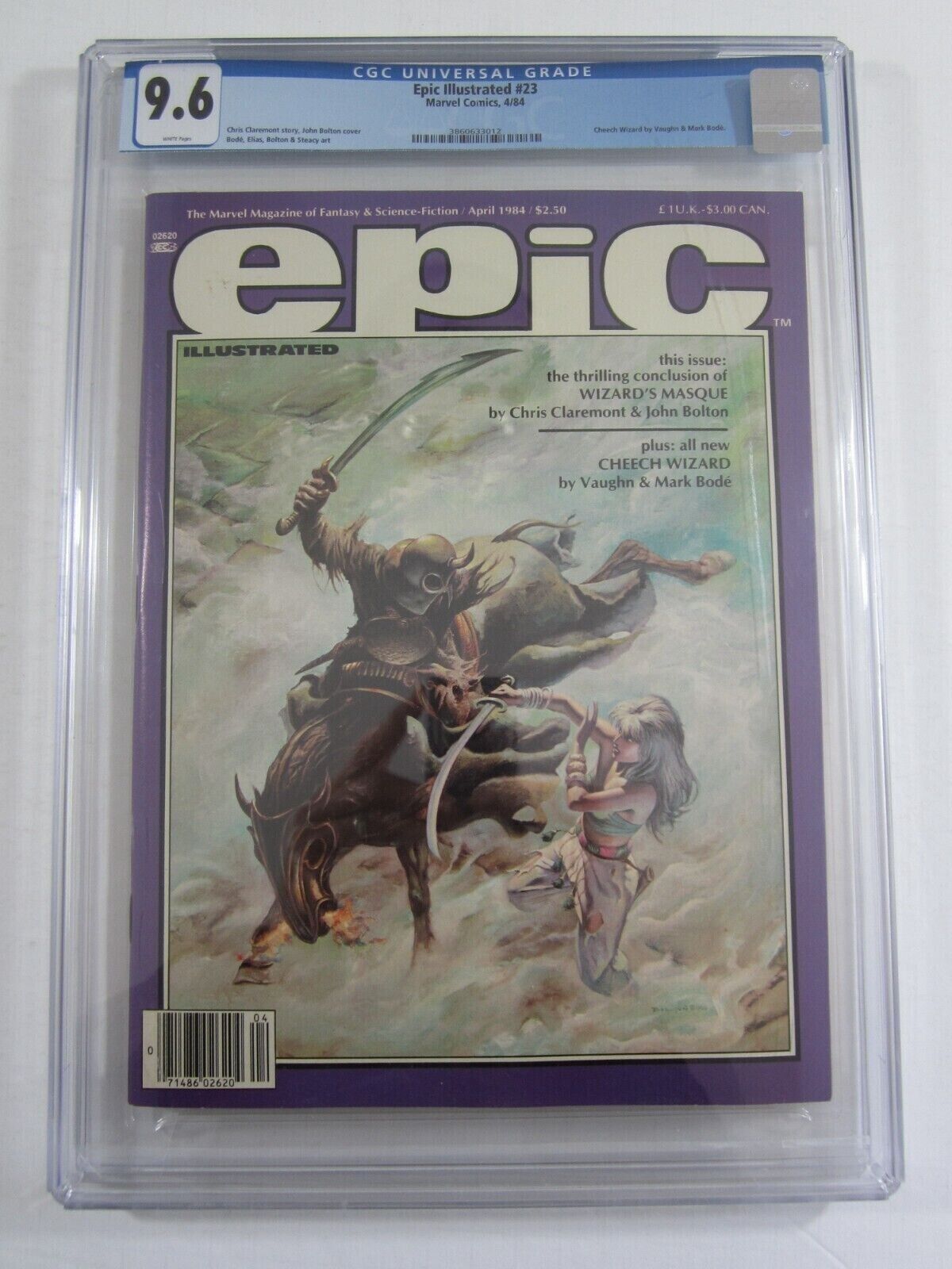 Epic Illustrated 23 CGC 9.6 (Epic Comics)