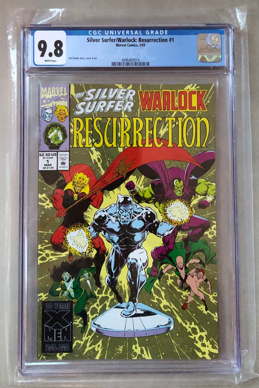 Silver Surfer Warlock Resurrection 1 CGC 9.8 (Marvel)