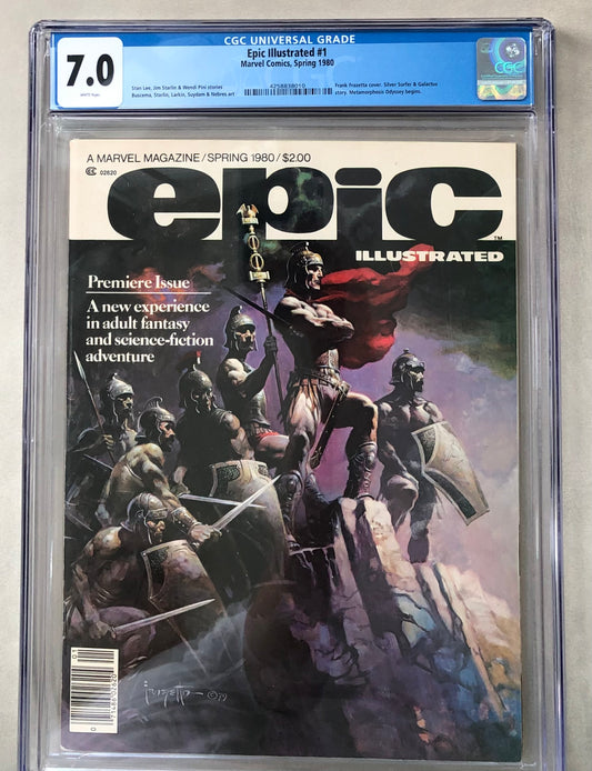 Epic Illustrated 1 CGC 7.0 (Epic Comics)