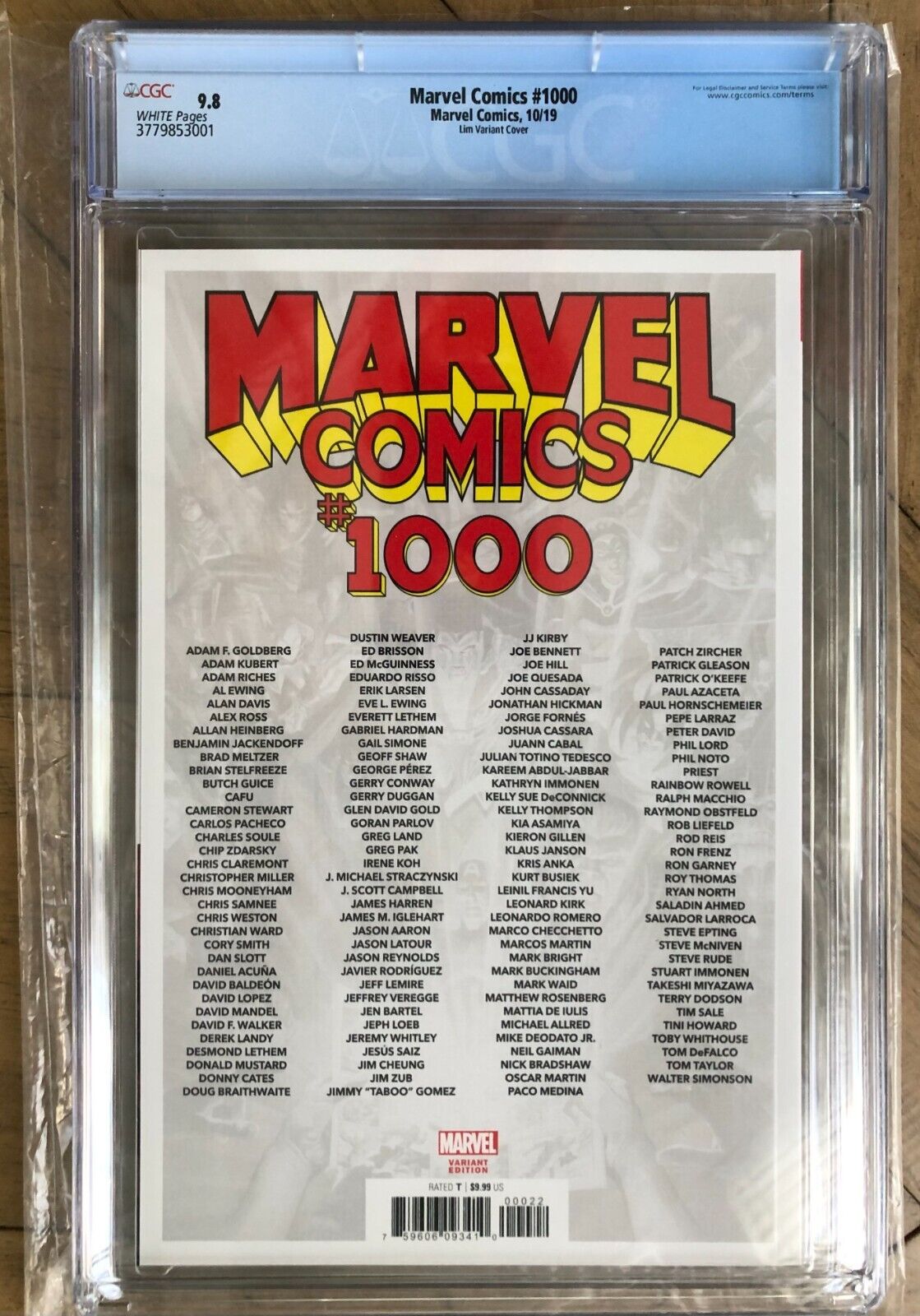 Marvel Comics 1000 CGC 9.8 (Marvel)