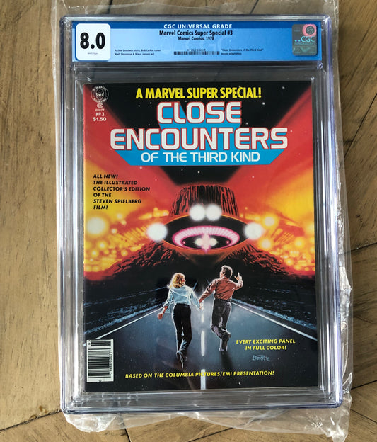 Marvel Super Special 3 CGC 8.0 Close Encounters of the Third Kind