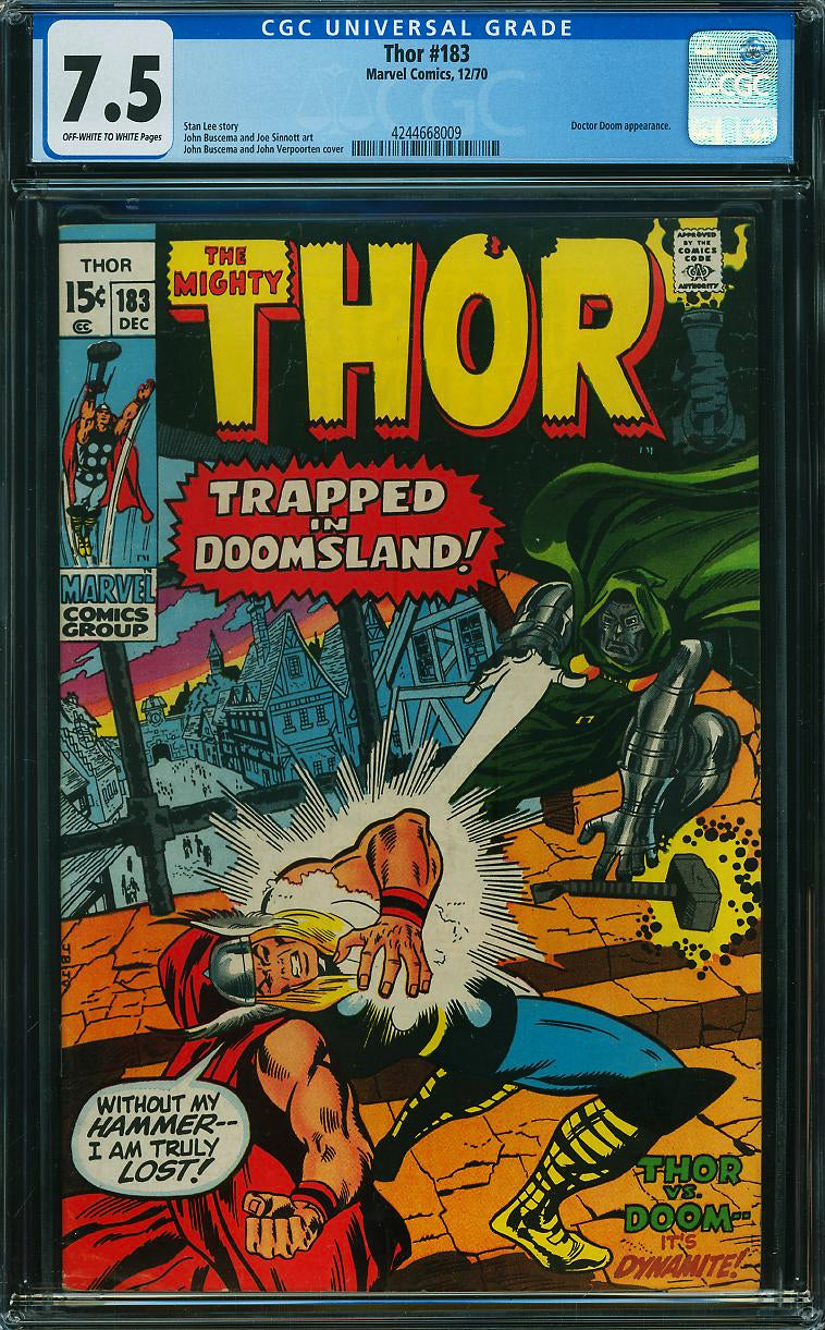 Thor 183 CGC 7.5