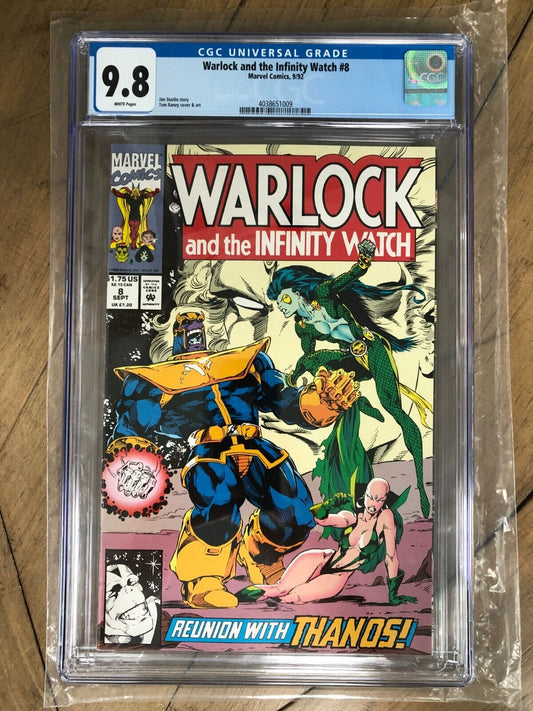 Warlock and the Infinity Watch 8 CGC 9.8 (Marvel)