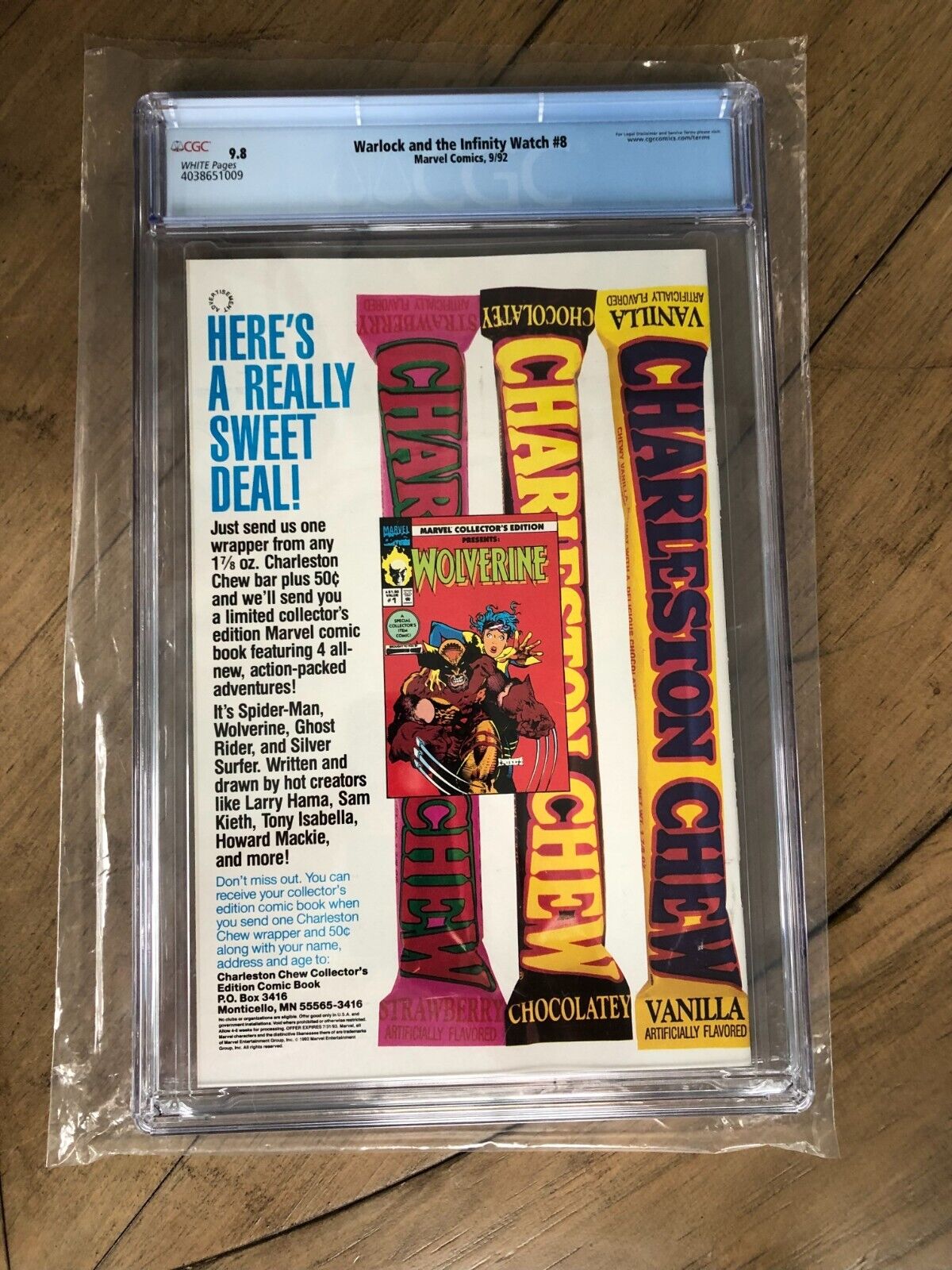 Warlock and the Infinity Watch 8 CGC 9.8 (Marvel)